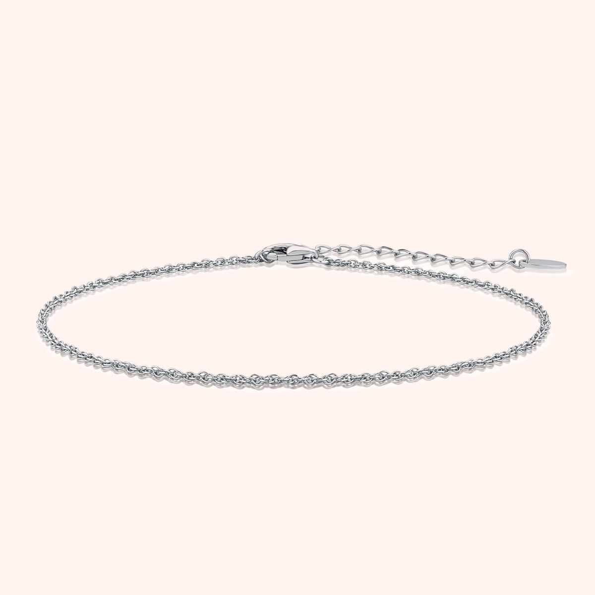 Silver Minimal Chain Anklet
