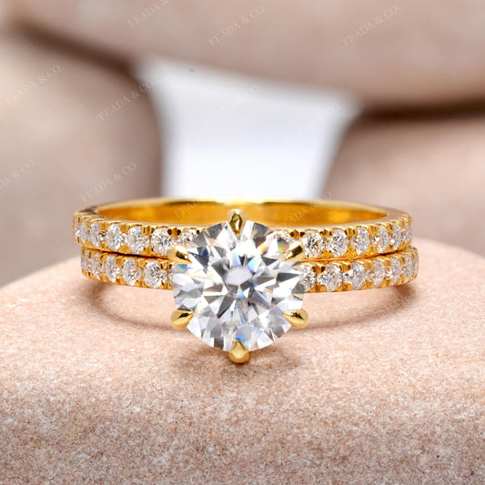 2.244 CT Round Cut Colorless Engagement Ring