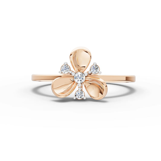 Petal Kiss Delicate Ring