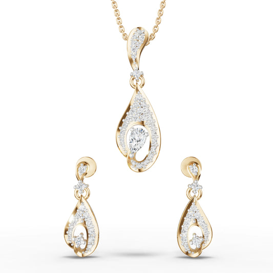 Stellar Symphony Moissanite Diamond Jewellery Set