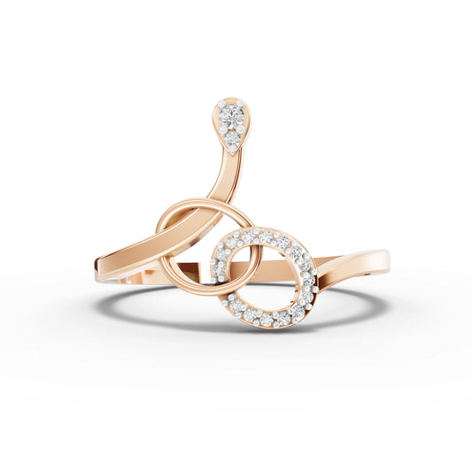 Sunbeam Curl Delicate Ring