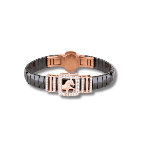 Classic Horse Charm Ceramic Bracelet