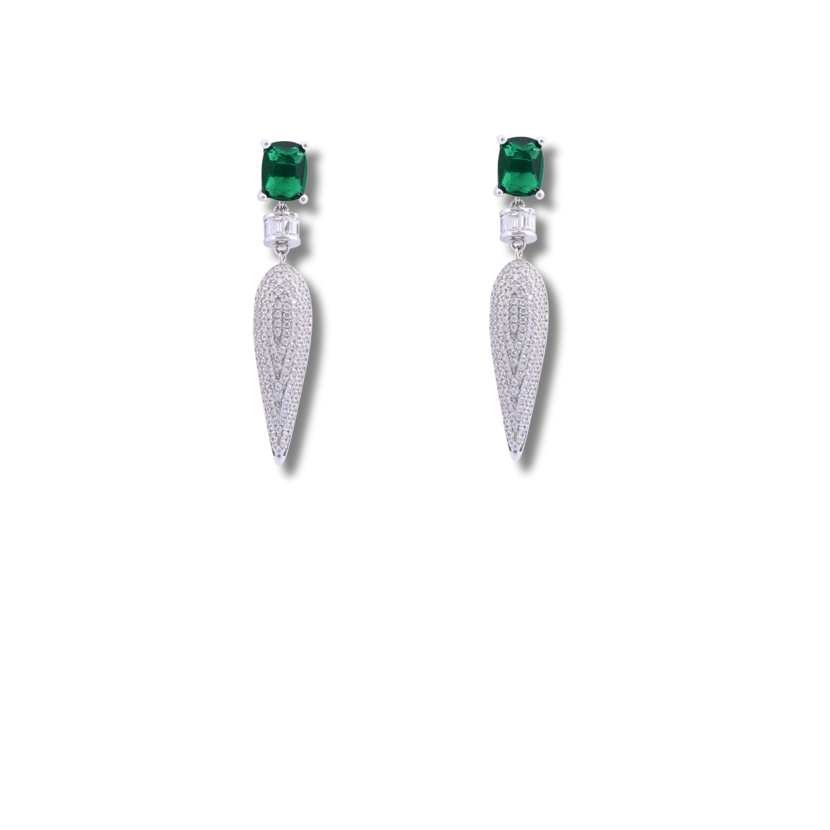 Emerald Drop Earrings