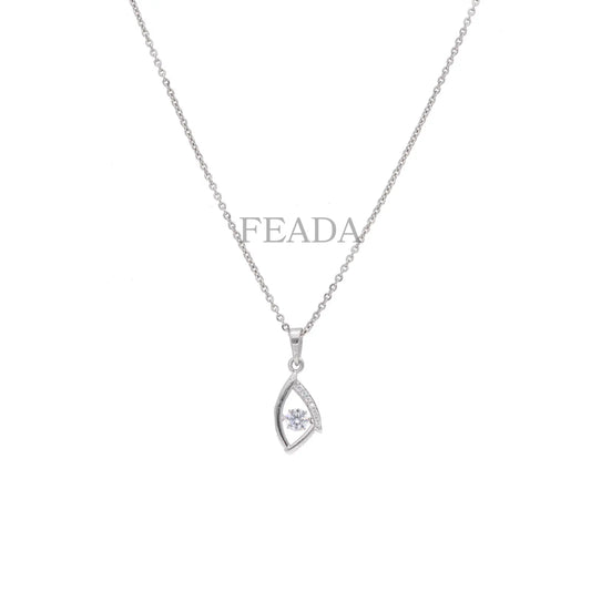 Feada 925 Silver Dancing Diamond Elegance Pendant