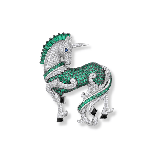 The Majestic Steed Brooch