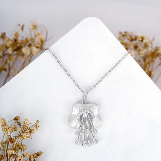 Blooming Affection Zircon Chain & Pendant