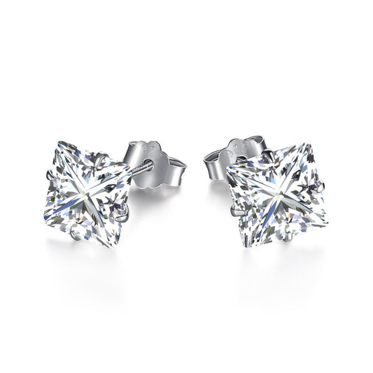 Solitaire Princess Studs