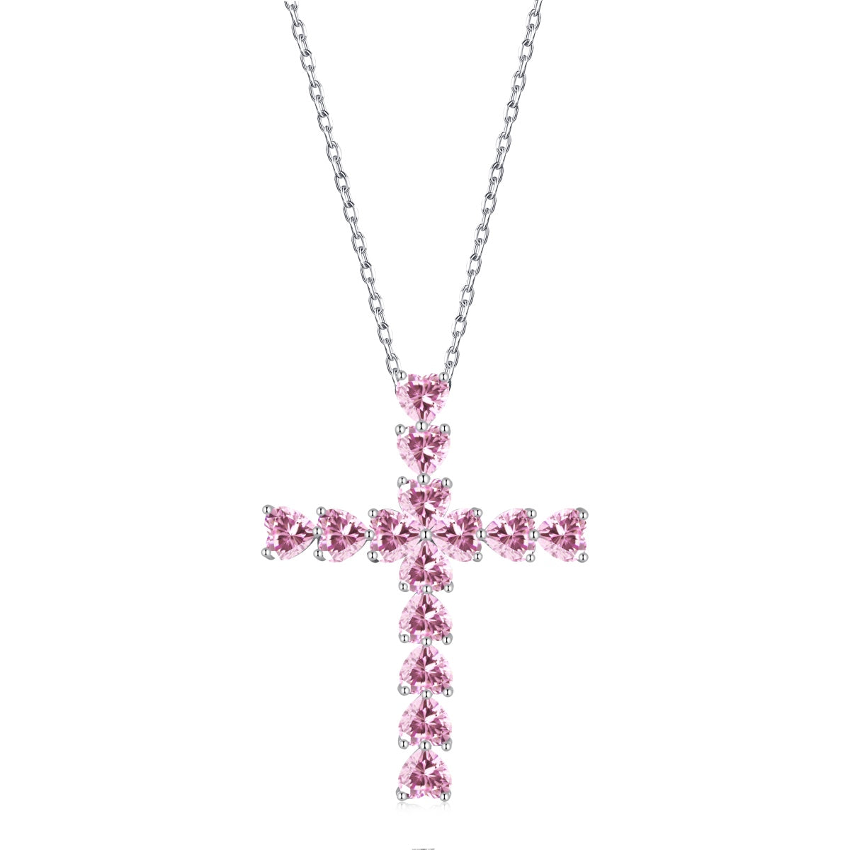 Victoria Pink Heart Necklace