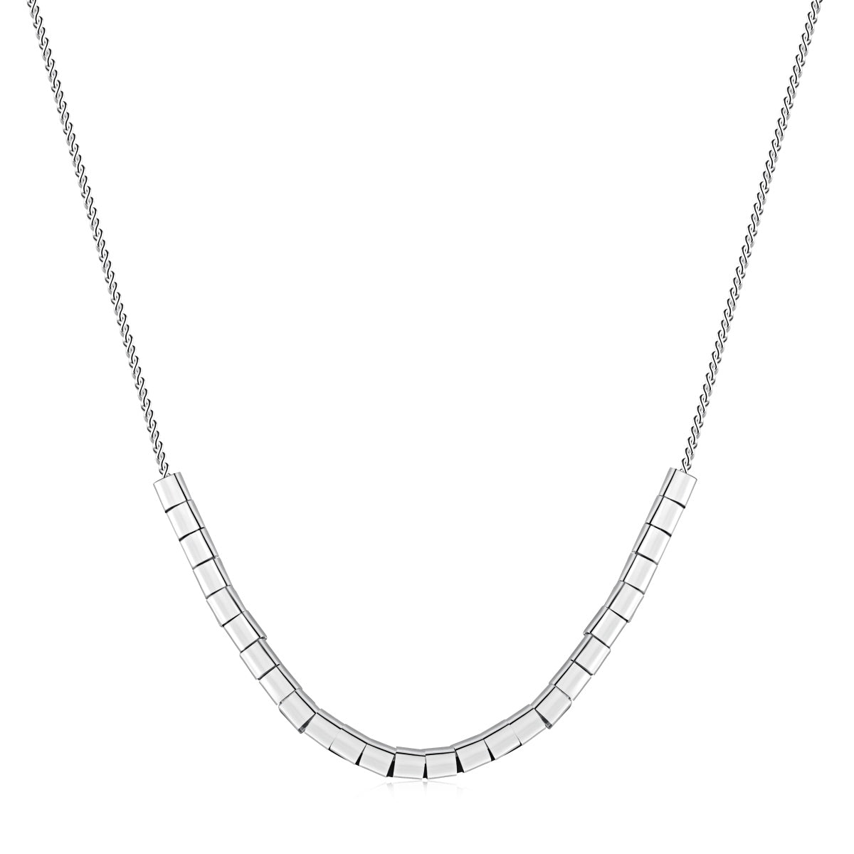 Movable Cubic Necklace