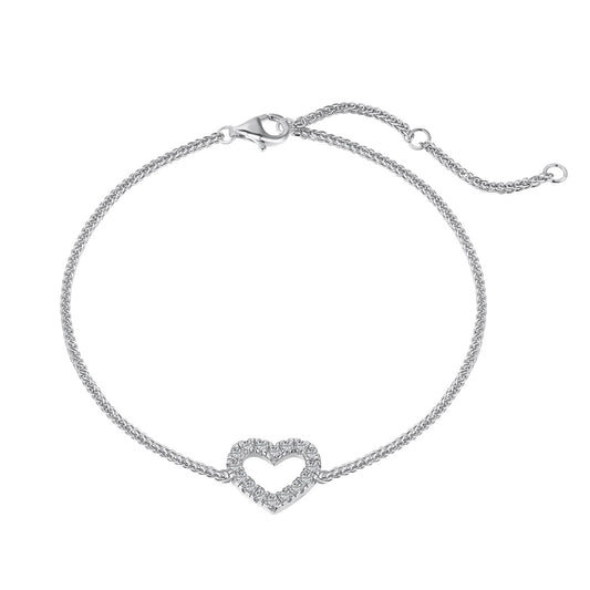 Heart Zircon Bracelet