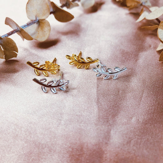 Leaf Style Studs