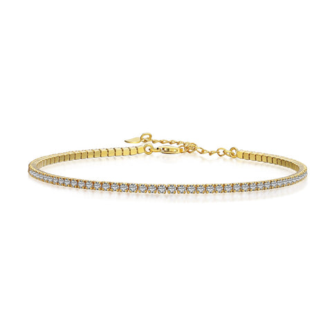 Mini Zircon Tennis Anklet