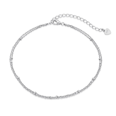 Two Layer Chain Anklet