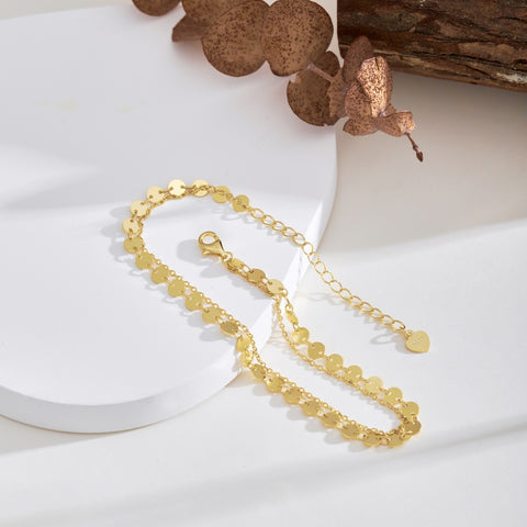 Two-Layer Fancy Anklet