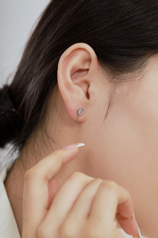 Drop Zircon Earrings