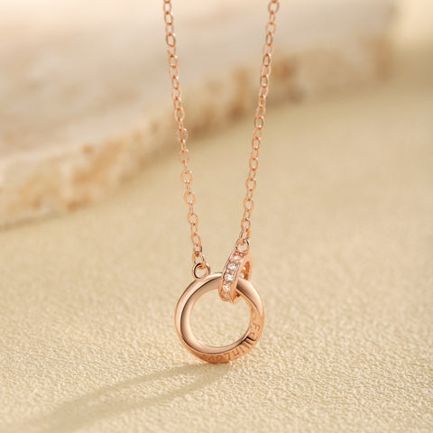 Fallen Love Zircon Necklace