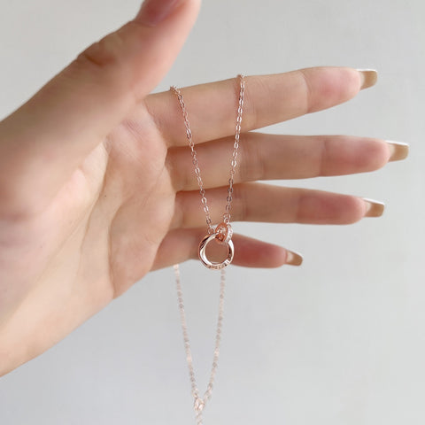 Fallen Love Zircon Necklace