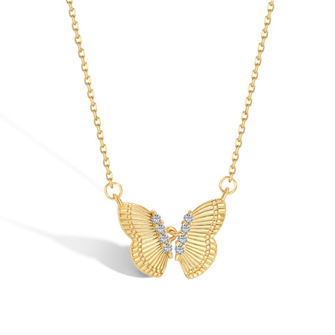 Flying Butterfly Necklace