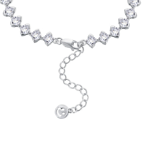 Kite Shape Tennis Bracelet