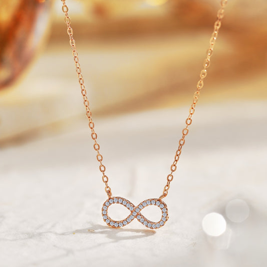 Infinity Zircon Necklace