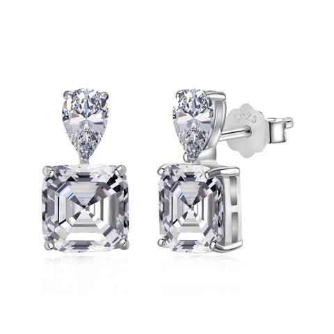 Solitaire Zircon Earrings