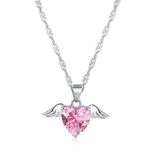 Victoria Pink Heart Pendant