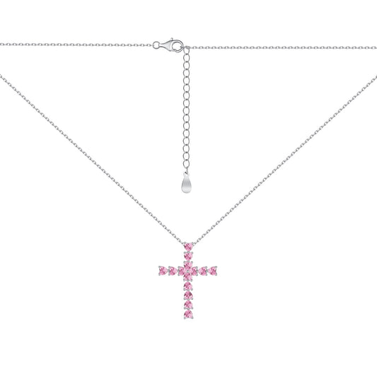 Victoria Pink Heart Necklace