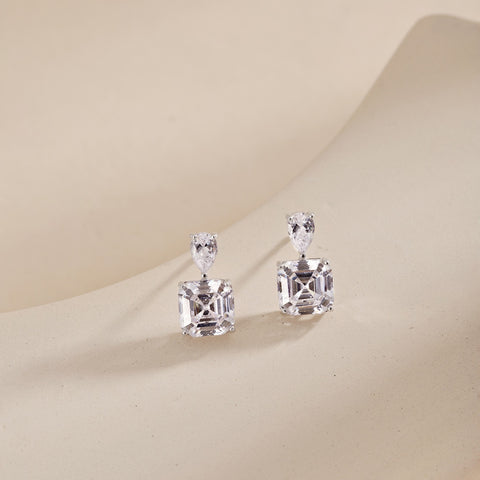 Solitaire Zircon Earrings