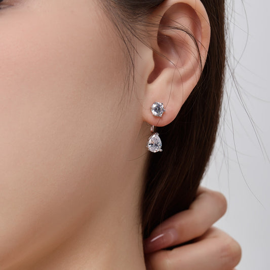 Pear Zircon Earrings