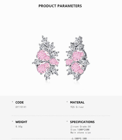 Victoria Crystal Zircon Earrings