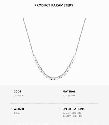 Movable Cubic Necklace