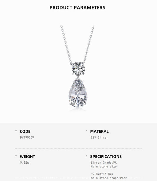Moonrise Solitaire Necklace