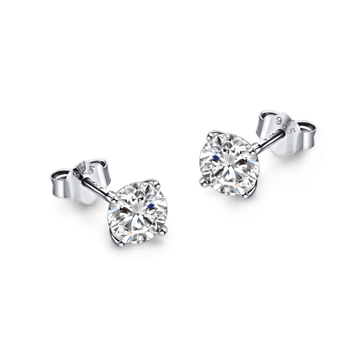 Solitaire Round Studs