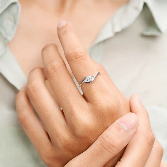 Silver Blossom Delicate Ring