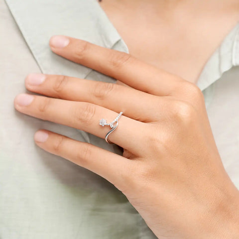 Petal Bloom Cluster Delicate Ring