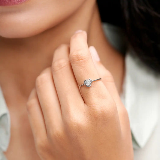Ethereal Flower Cluster Delicate Ring