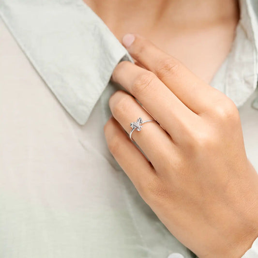 Tribal Spark Delicate Ring