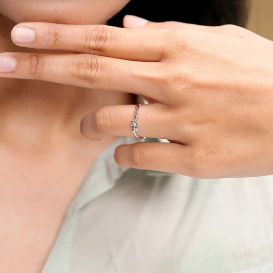 Petal Grace Delicate Ring