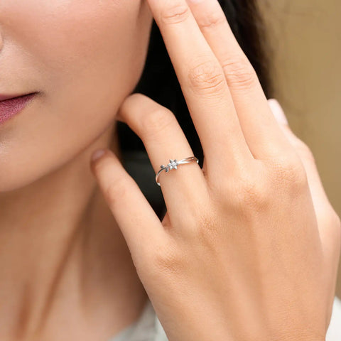 Petal Grace Delicate Ring