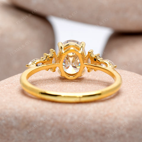 1.59 CT Round, Oval, Marquise Cut Colorless Engagement Ring