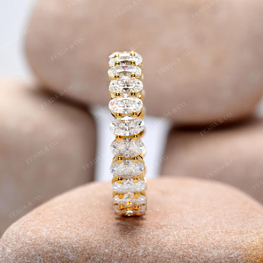 buj 38 5.75 CT Oval Cut Colorless Engagement Ring