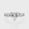 3.05 CT Heart Cut Colorless Engagement Ring