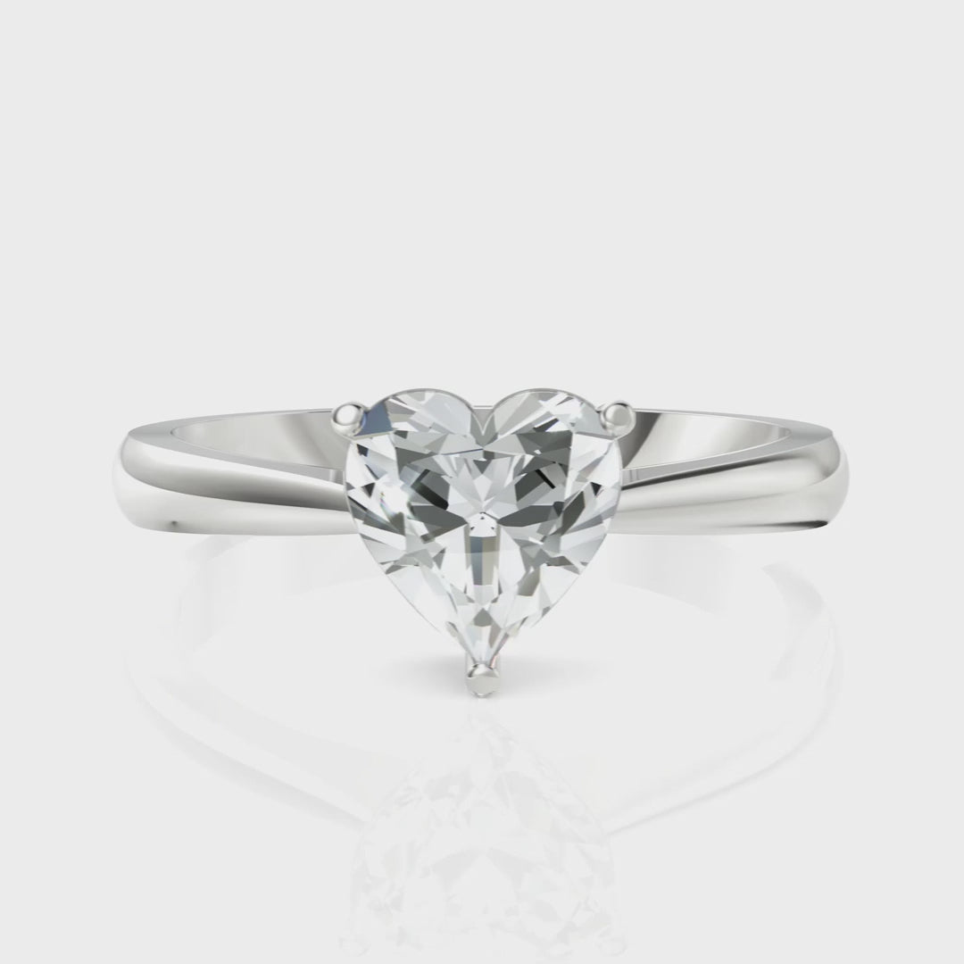 Heart Diamond Ring