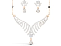 Radiant Wing Moissanite Diamond Mangalsutra Set