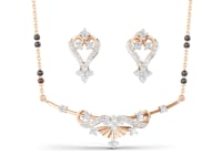 Royal Embrace Moissanite Diamond Mangalsutra Set