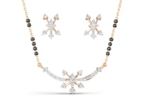 Stellar Spark Moissanite Diamond Mangalsutra Set