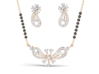 Bloom Grace Moissanite Diamond Mangalsutra Set