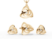 Celestial Sparkle Moissanite Diamond Jewellery Set