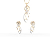 Ears of Elegance Moissanite Diamond Jewellery Set
