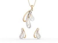 Vine Bloom Moissanite Diamond Jewellery Set